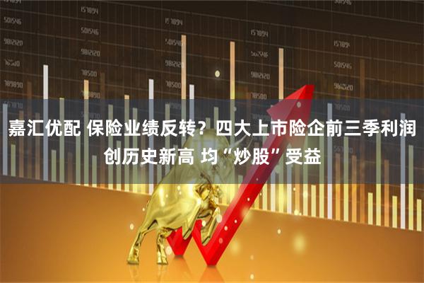 嘉汇优配 保险业绩反转？四大上市险企前三季利润创历史新高 均“炒股”受益