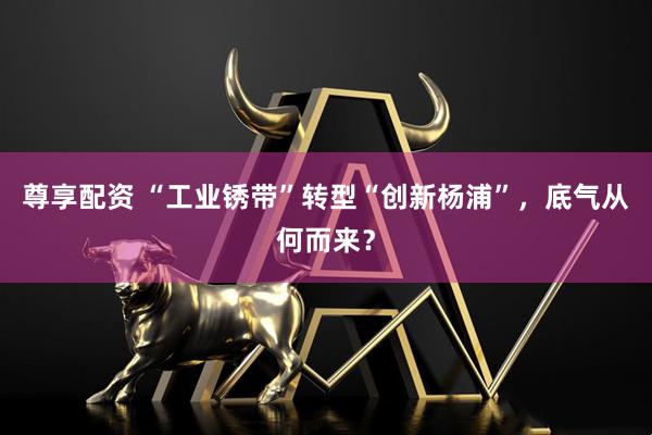 尊享配资 “工业锈带”转型“创新杨浦”，底气从何而来？