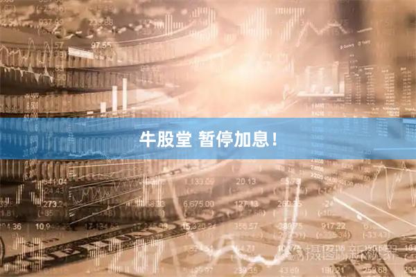 牛股堂 暂停加息！
